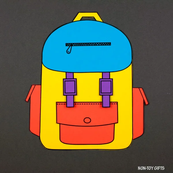 Backpack made with paper