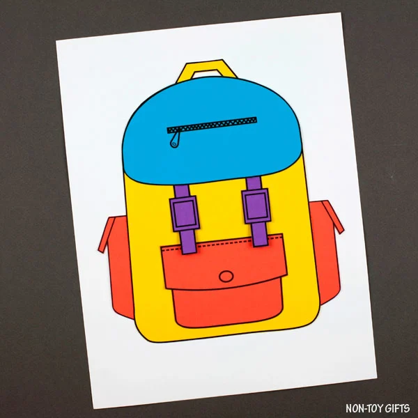 Easy backpack craft