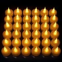  Flameless Tea Light Candles