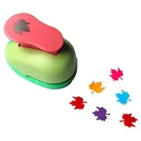 Leaf paper punch