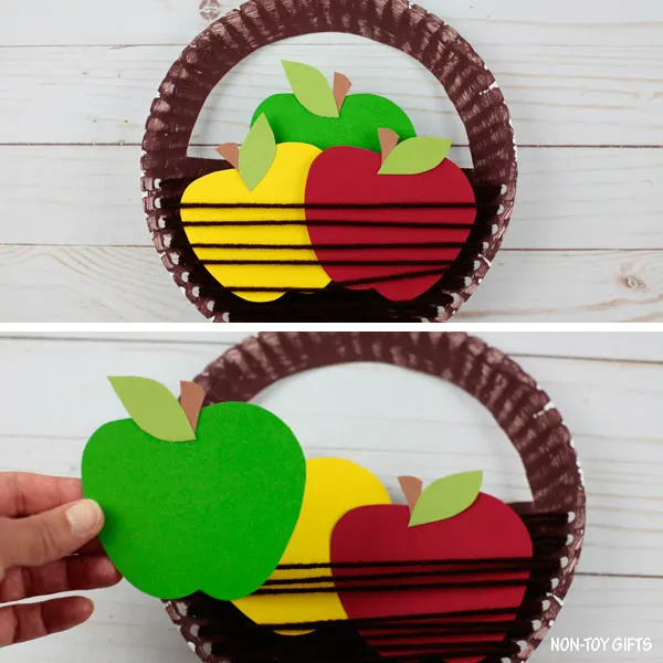 Apple picking craft for kids