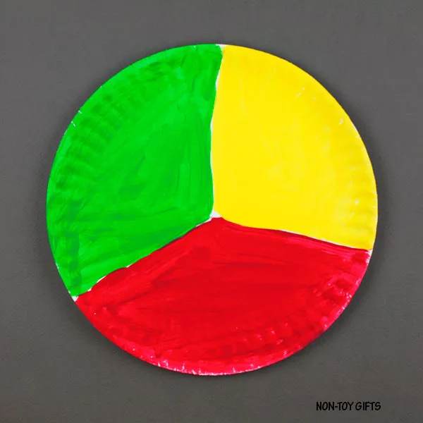 paper plate - 3 colors