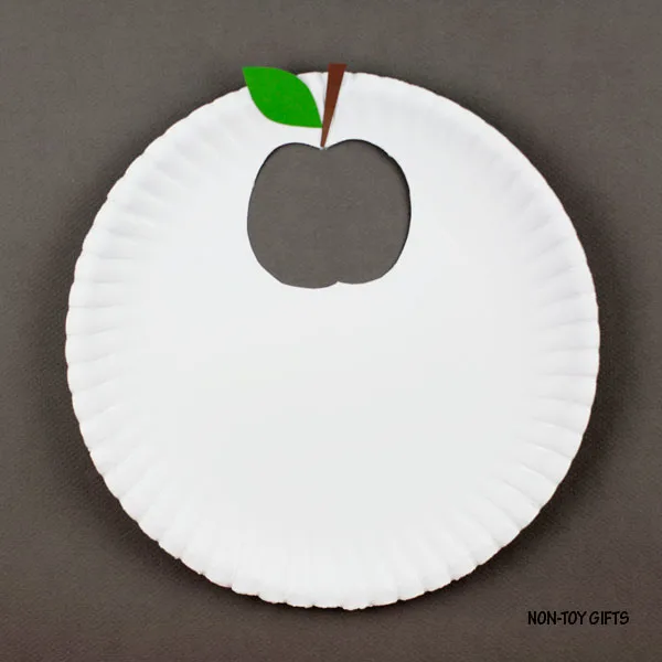 apple with stem and leaf