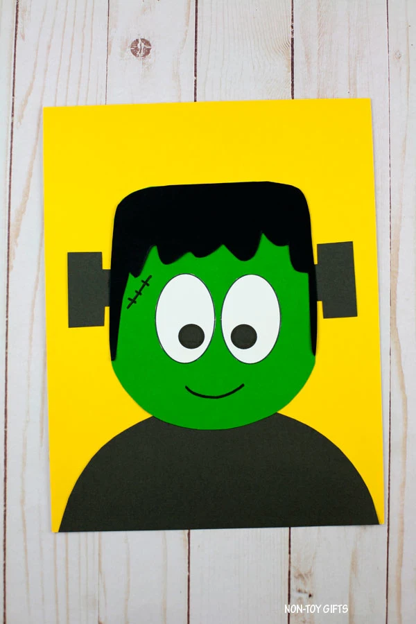 Easy Frankenstein craft for kids