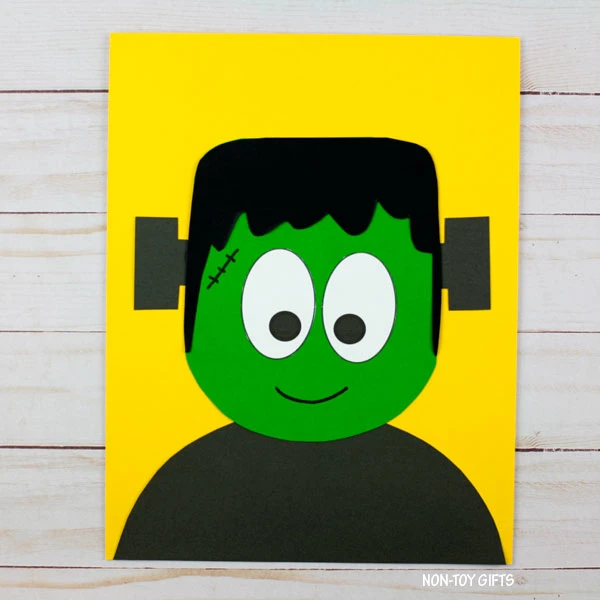 Frankenstein craft idea for kids