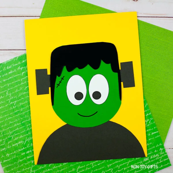 paper Frankenstein craft