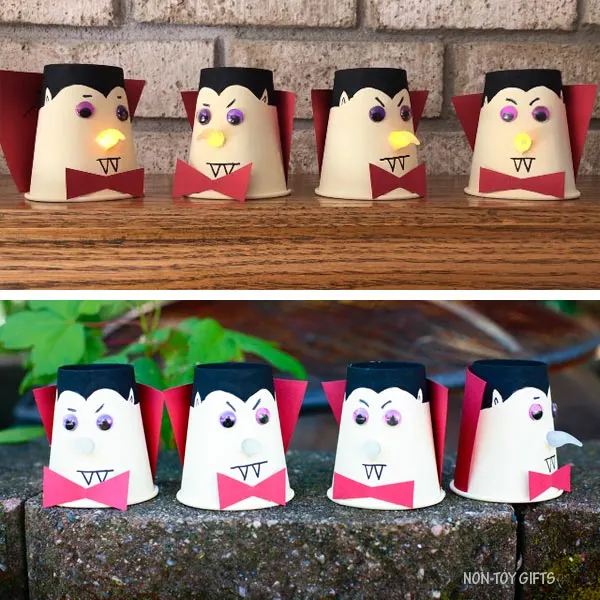 Easy vampire craft for Halloween