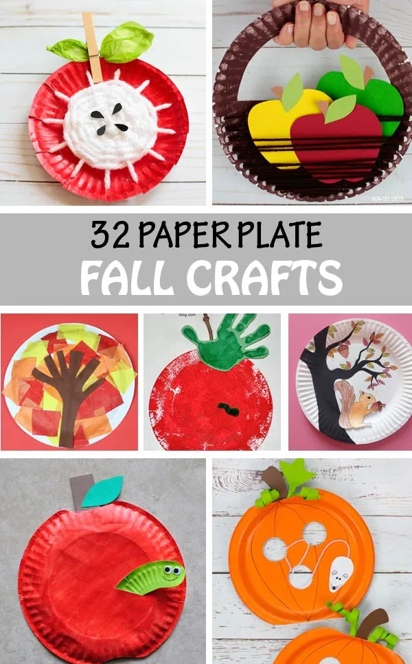 32 paper plate fall crafts for kids