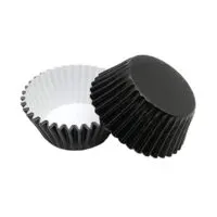 Black cupcake liners