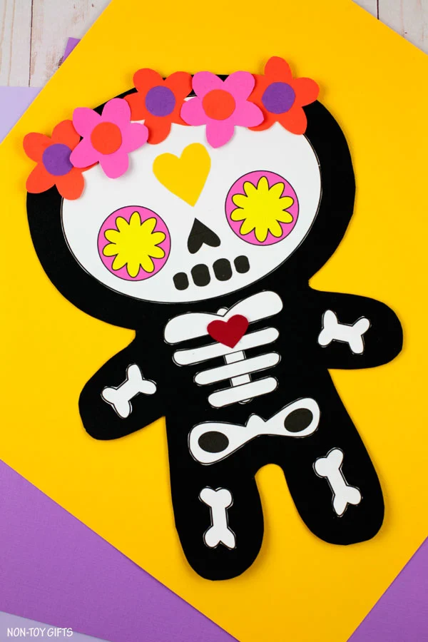 Day of the Dead paper craft for kids
