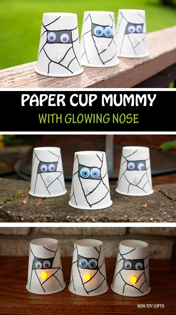 Paper cup mummy