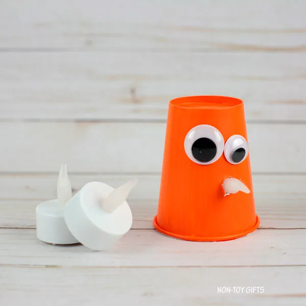 Tealight candle nose