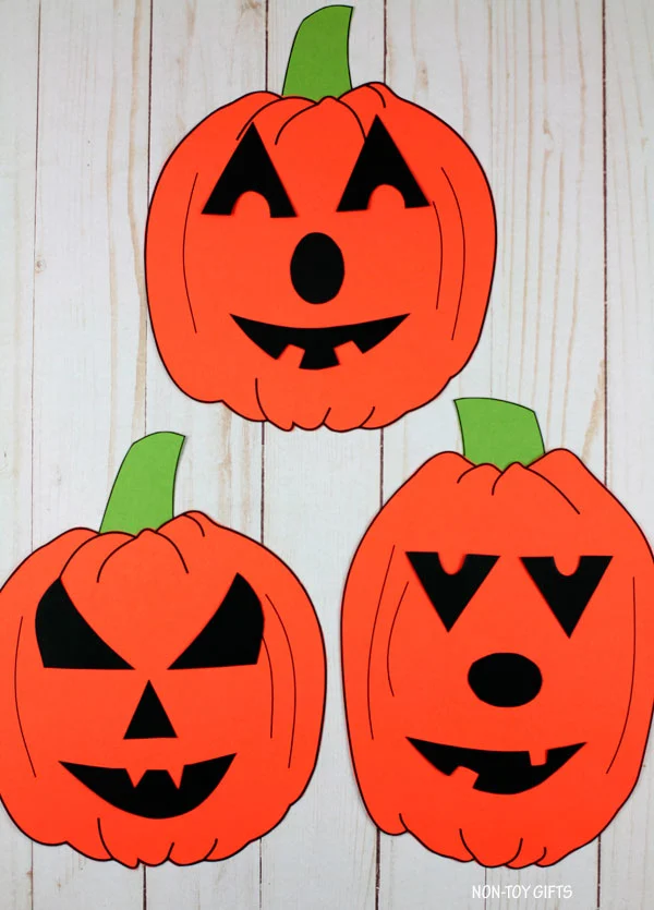 Build a Jack O Lantern game and craft