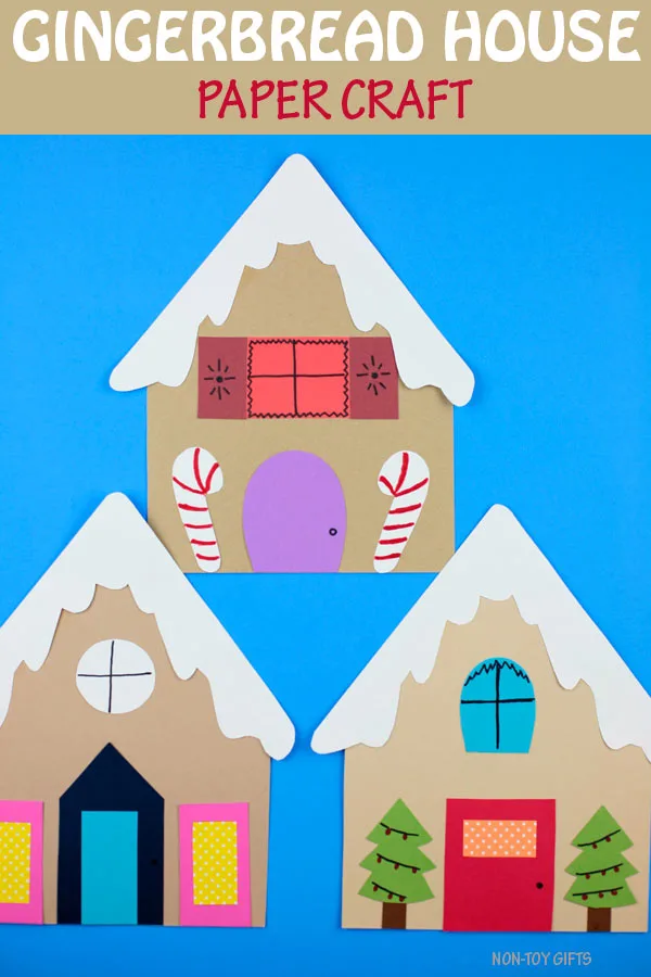 Gingerbread house paper craft