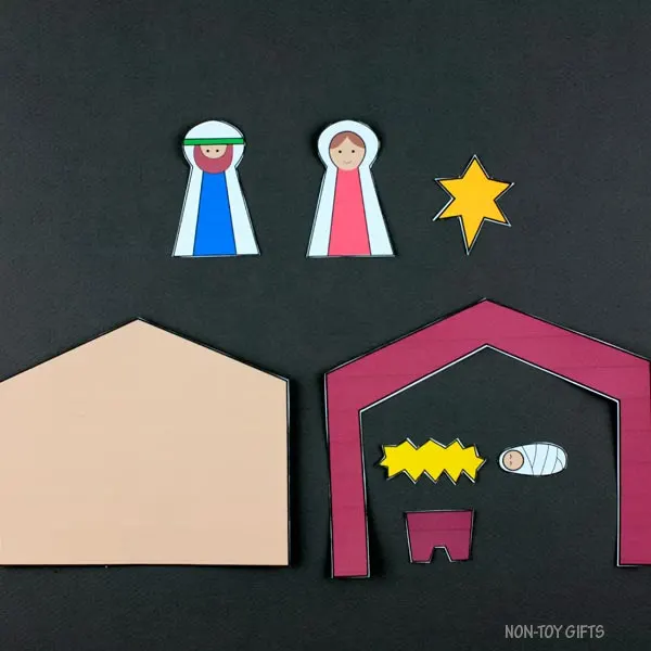 Nativity craft template