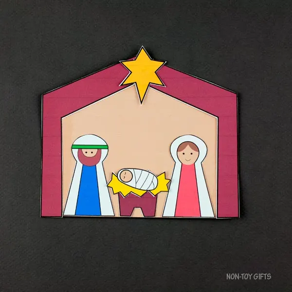 Christmas nativity craft for kids