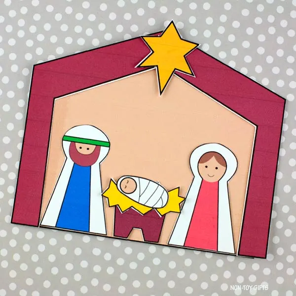 Nativity craft for kids