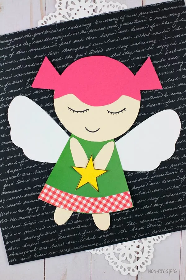 Paper angels - girl with red hair