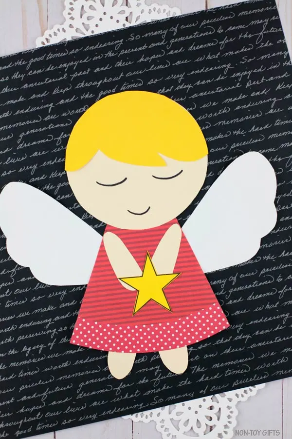 Paper angels - boy with blonde hair