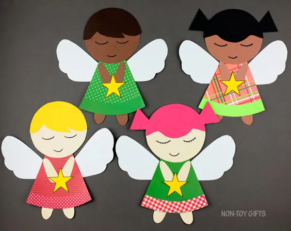 How to make paper angels