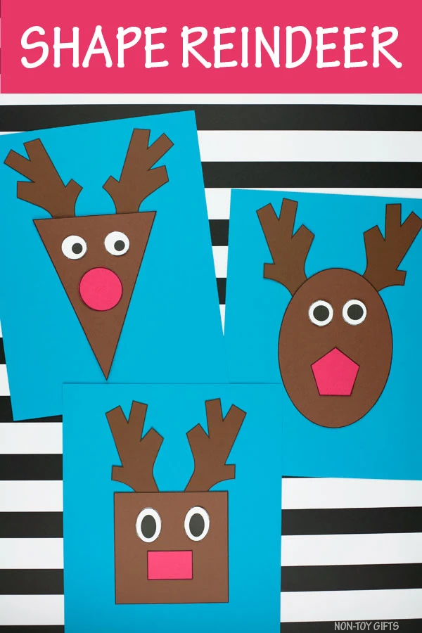 Shape reindeer craft