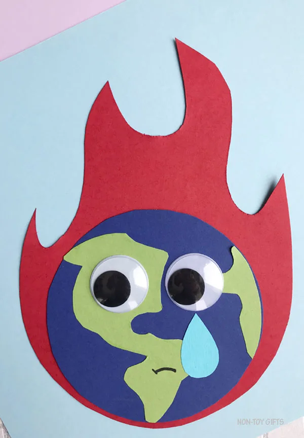 Climate change craft for preschoolers