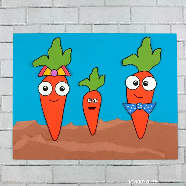 carrots in dirt