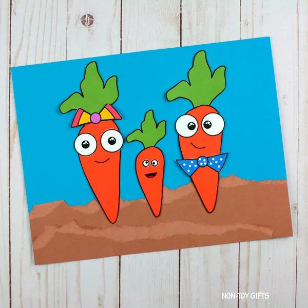 Garden carrot craft