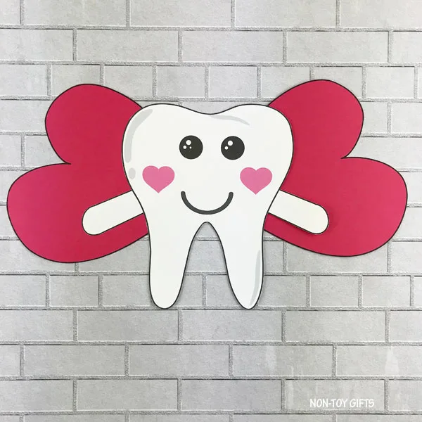 Tooth with wings