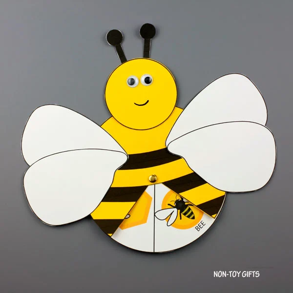 Honey bee life cycle craft for kids