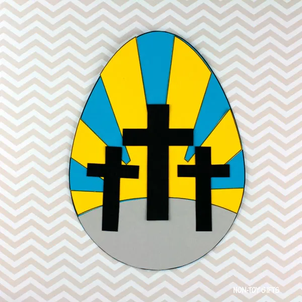 He Is Risen! Easter craft for kids