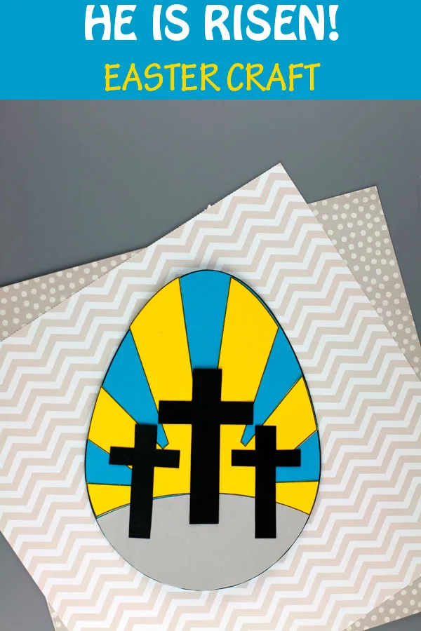 He Is Risen Easter craft
