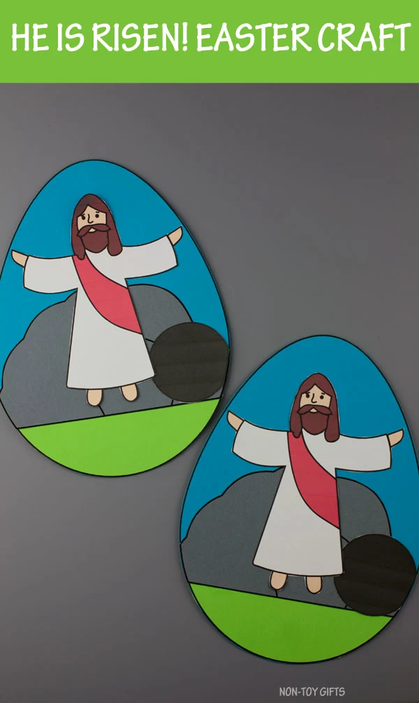He Is Risen Easter Egg craft