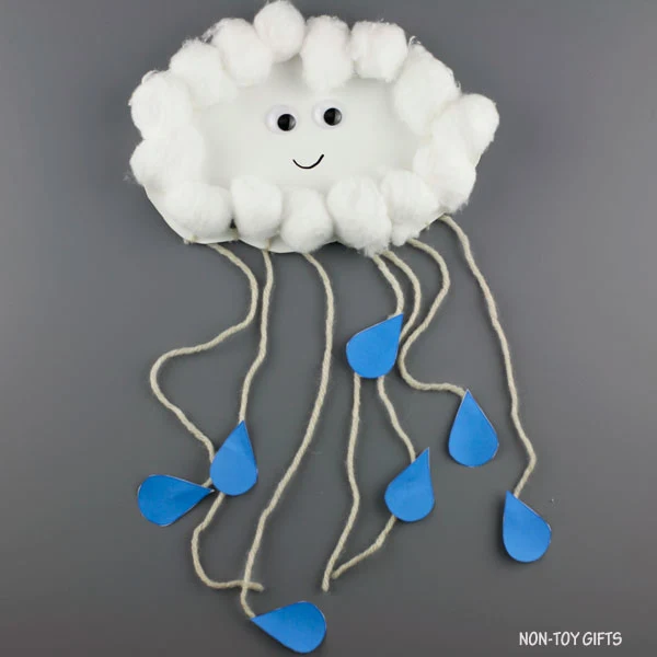 Paper plate spring cloud