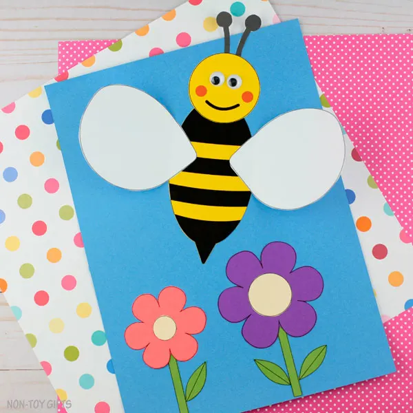 Spring bee craft for kids