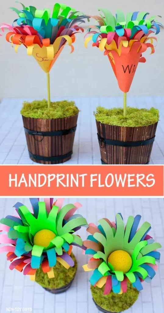 Handprint flowers