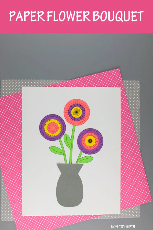 paper flower bouquet
