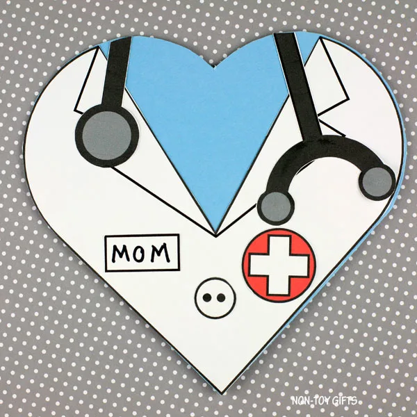 Mother's Day doctor mom card
