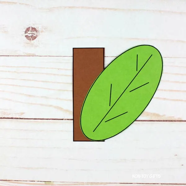 leaf and stem