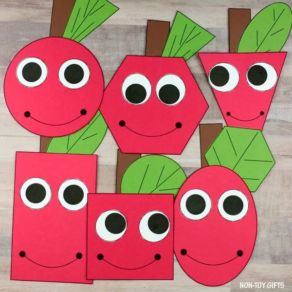 shape apple craft
