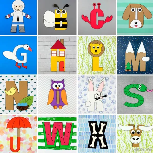 alphabet letter crafts