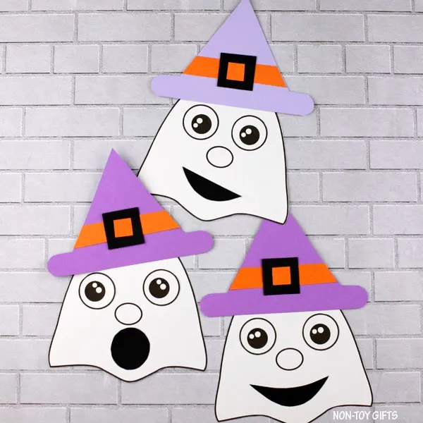 Easy Halloween ghost craft