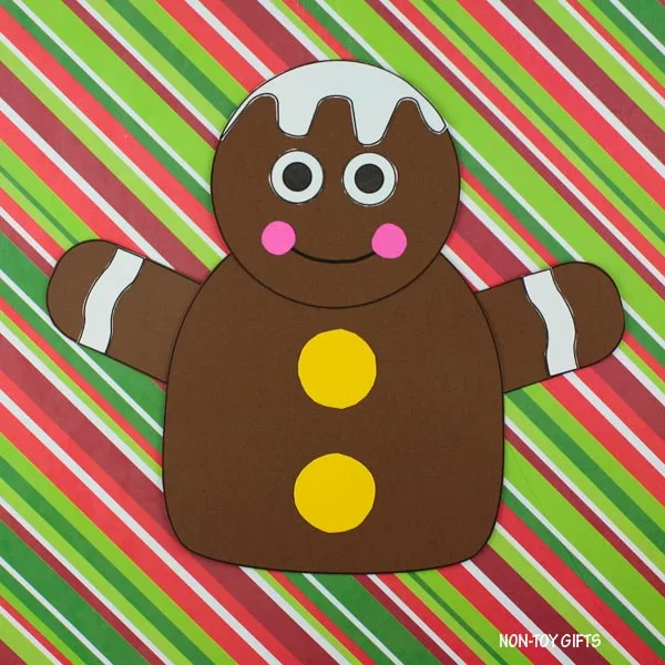 Gingerbread man craft preschool