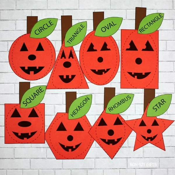 Halloween shape matching game
