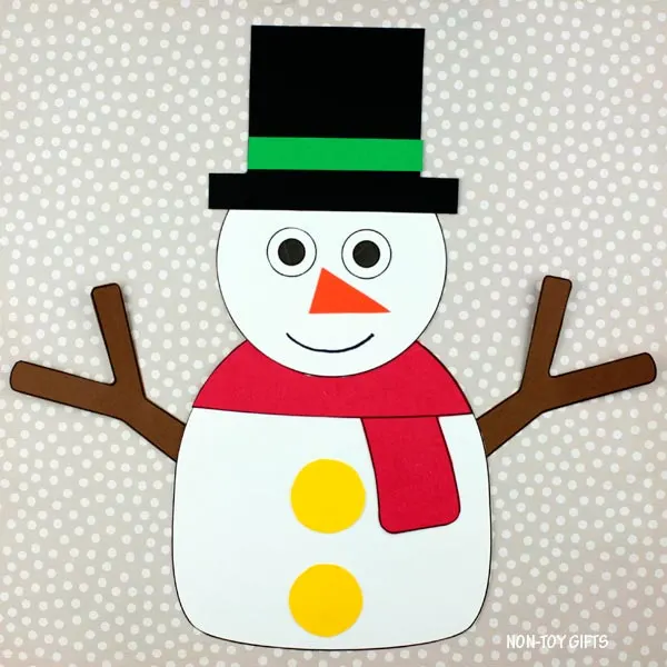 snowman craft for kids