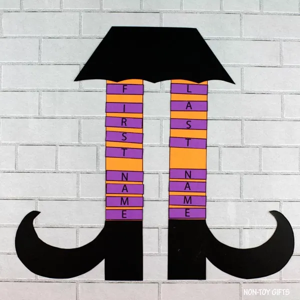 Halloween name craft