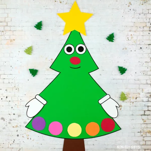Christmas tree craft for kids