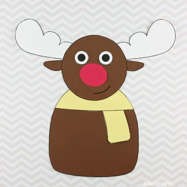 reindeer craft for preschoolers and older kids