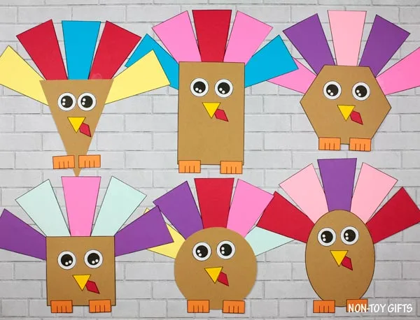 Thanksgiving shape turkey craft