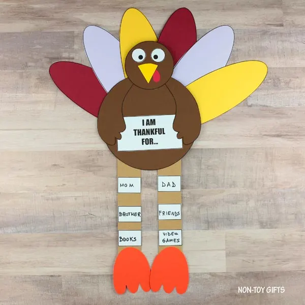 Turkey craft for kids for Thanksgiving